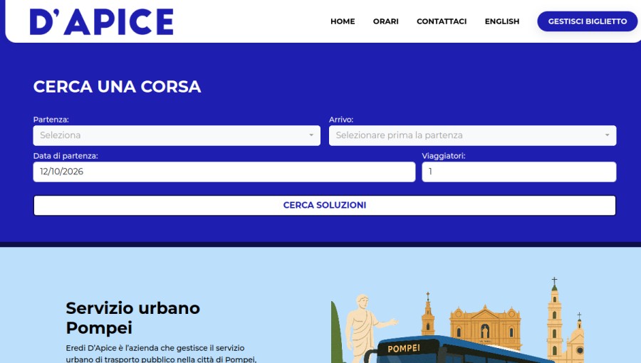 Homepage di Eredi D’Apice
