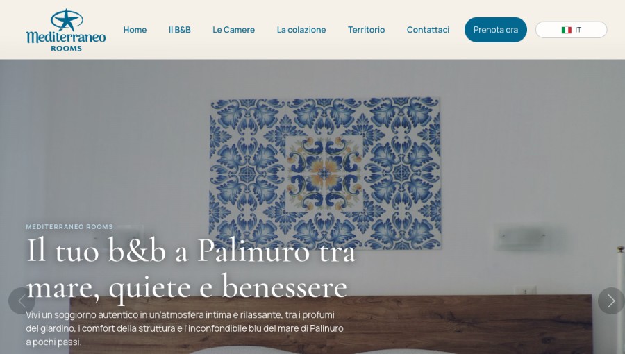 Homepage di Mediterraneo Rooms