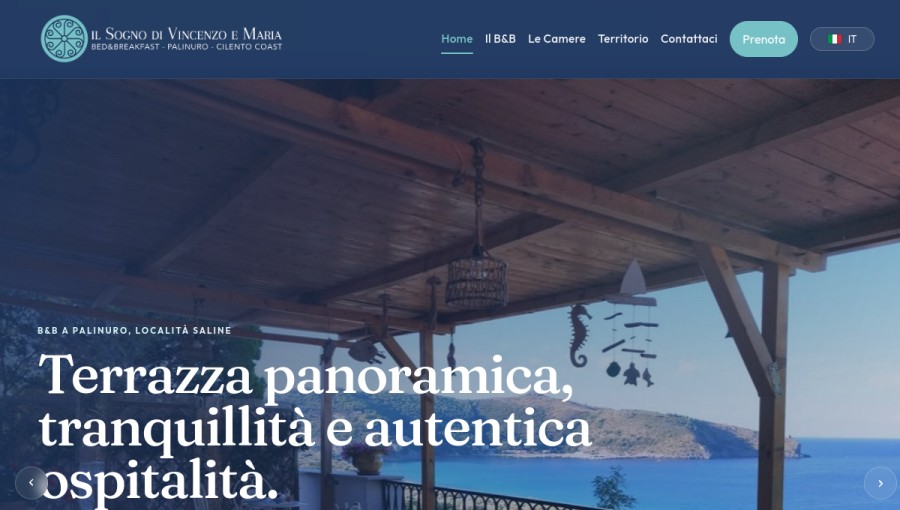 Homepage di Il Sogno di Vincenzo e Maria