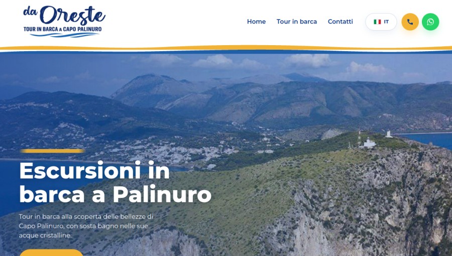 Homepage di Tour in Barca da Oreste